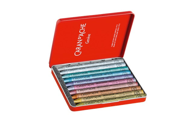 NEOCOLOR 1 WAX OIL METALLIC 10s