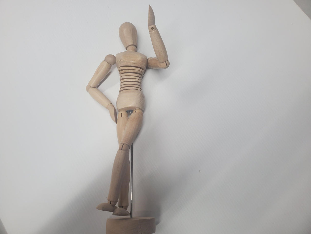 12" FLEXIBLE FEMALE MANIKIN