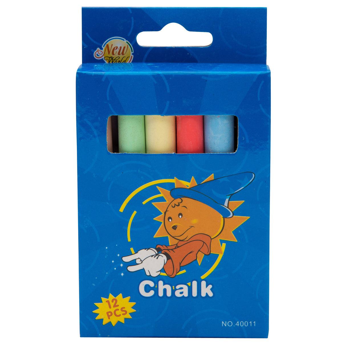 das 12pcs COLOURED CHALK