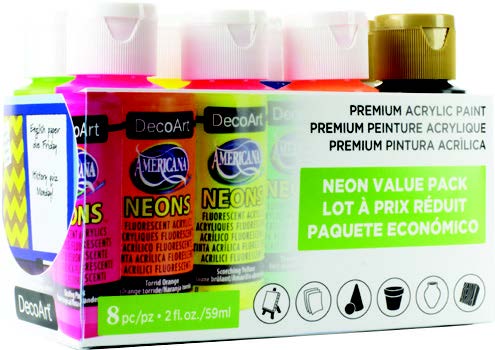 DECOART 8-PACK AMERICANA NEONS