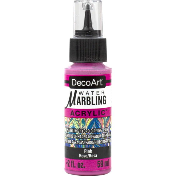 WATER-MARBLING PAINT 2oz PINK