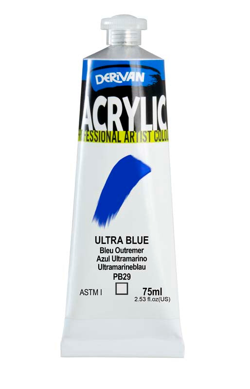 DERIVAN ACRYLIC 75ML ULTRA BLUE