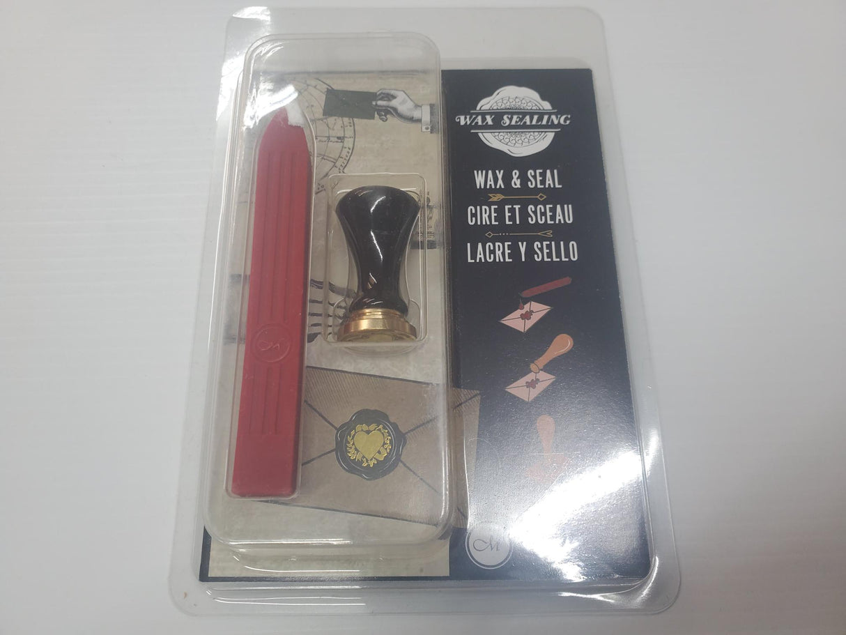 CERAMIC MINI SEAL & WAX - HEART