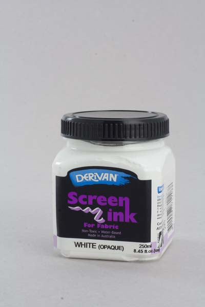 DERIVAN SCREEN INK 250ML WHITE