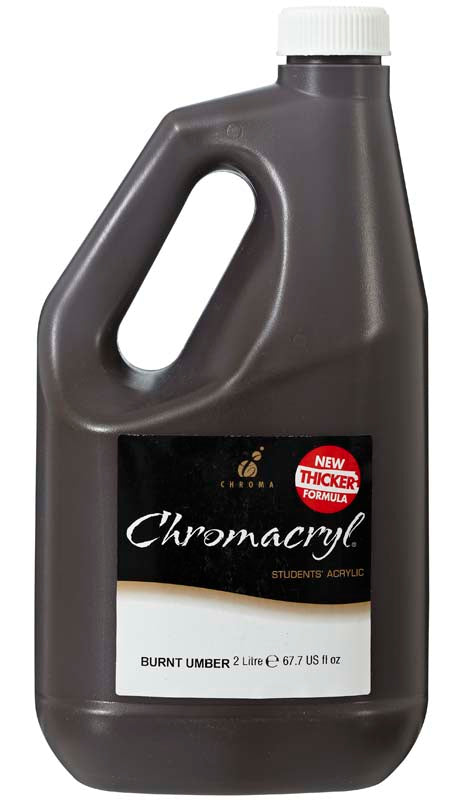 CHROMACRYL 2Lit BURNT UMBER