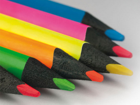 Milan Colour Fluro Pencils Set 6