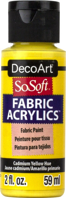 SO SOFT FABRIC ACRYLIC 1oz CADMIUM YELLO