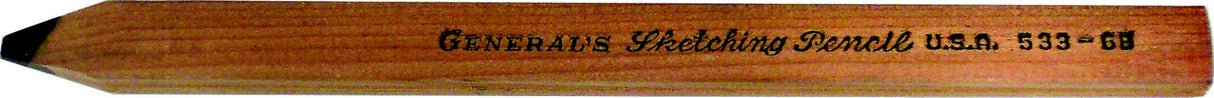 GENERAL FLAT SKETCHING PENCIL 6B