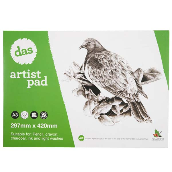 DAS ARTISTS PAD (WOODPIGEON) 60sht A3