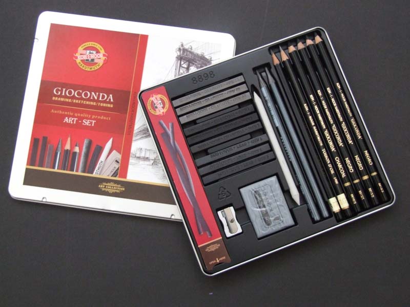 8898 GIOCONDA ARTIST SKETCHING SET 23pce