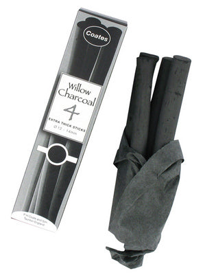 COATES WILLOW CHARCOAL EXTRA THICK (10-1
