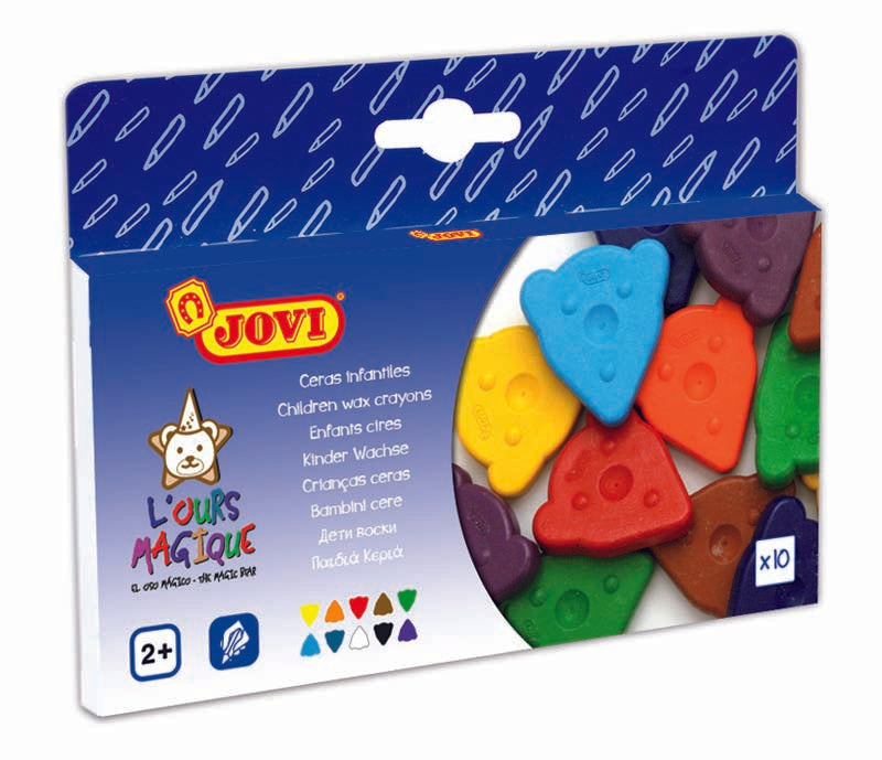 JOVI WAX CRAYON MAGIC BEAR 10s