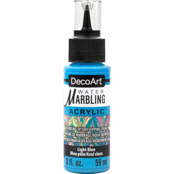 WATER-MARBLING PAINT 2oz LT BLUE