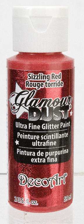 GLAMOUR DUST 2oz SIZZLING RED