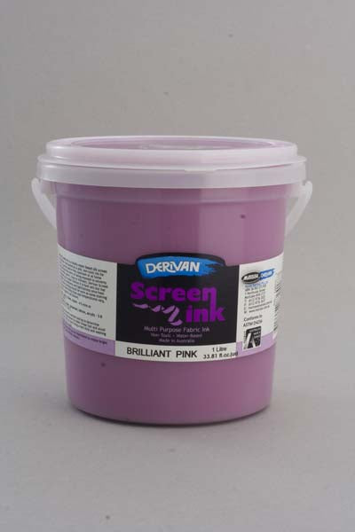 DERIVAN SCREEN INK 1L BRILLIANT PINK