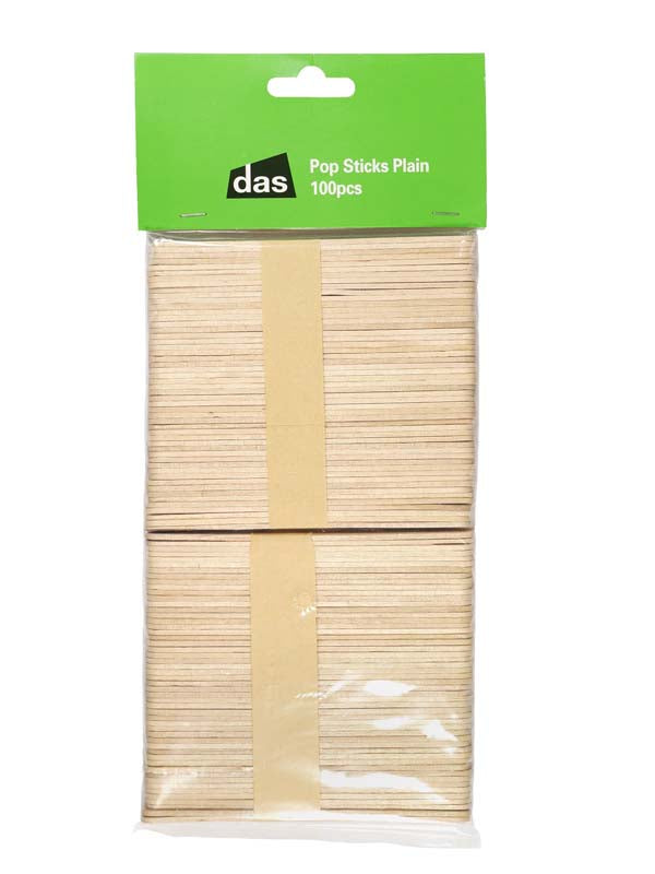 POPSTICKS PLAIN 100pc