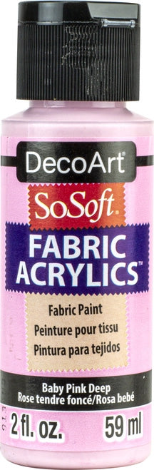 SO SOFT FABRIC ACRYLIC 1oz BABY PINK DEE
