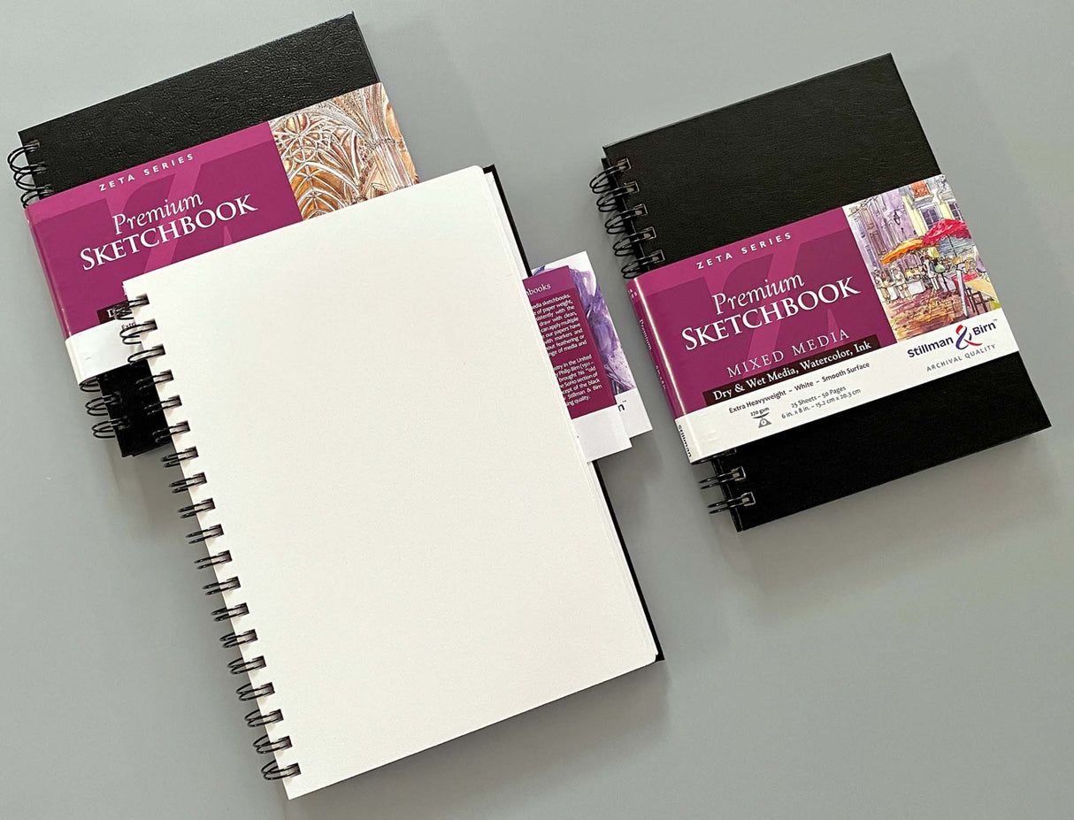 ZETA HARDBACK 270gsm 9x6" (25sht) L/SC