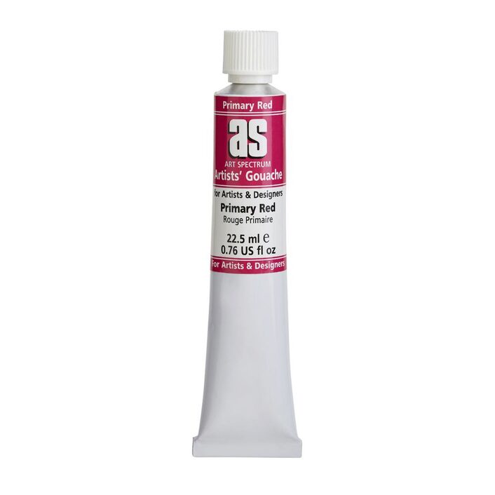 AS GOUACHE 22 5ML PRIMARY RED