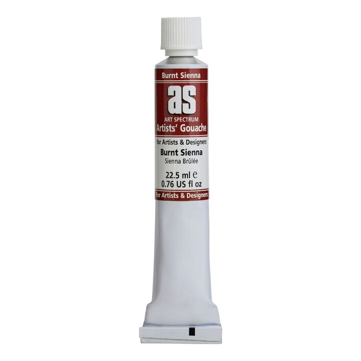 AS GOUACHE 22 5ML BURNT SIENNA
