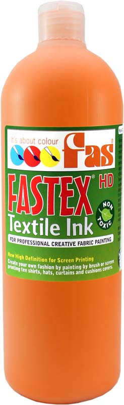 FAS TEXTILE INK 1LTR ORANGE