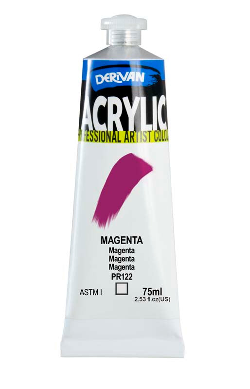 DERIVAN ACRYLIC 75ML MAGENTA