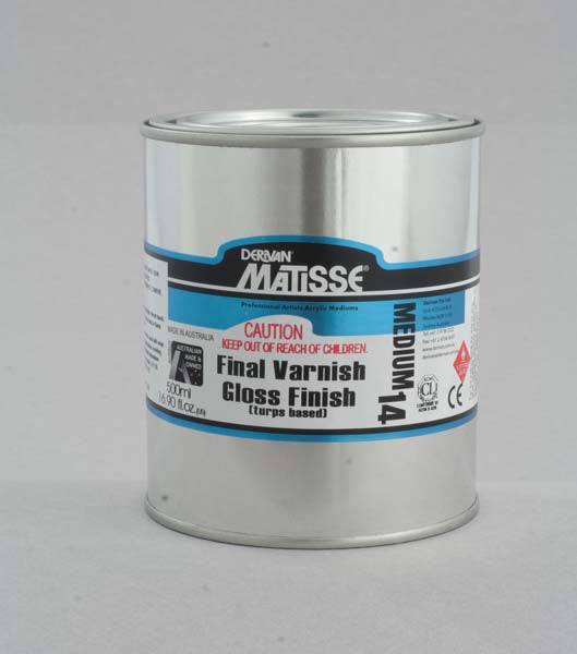 MATISSE MM14 500ML GLOSS VARNISH T/B
