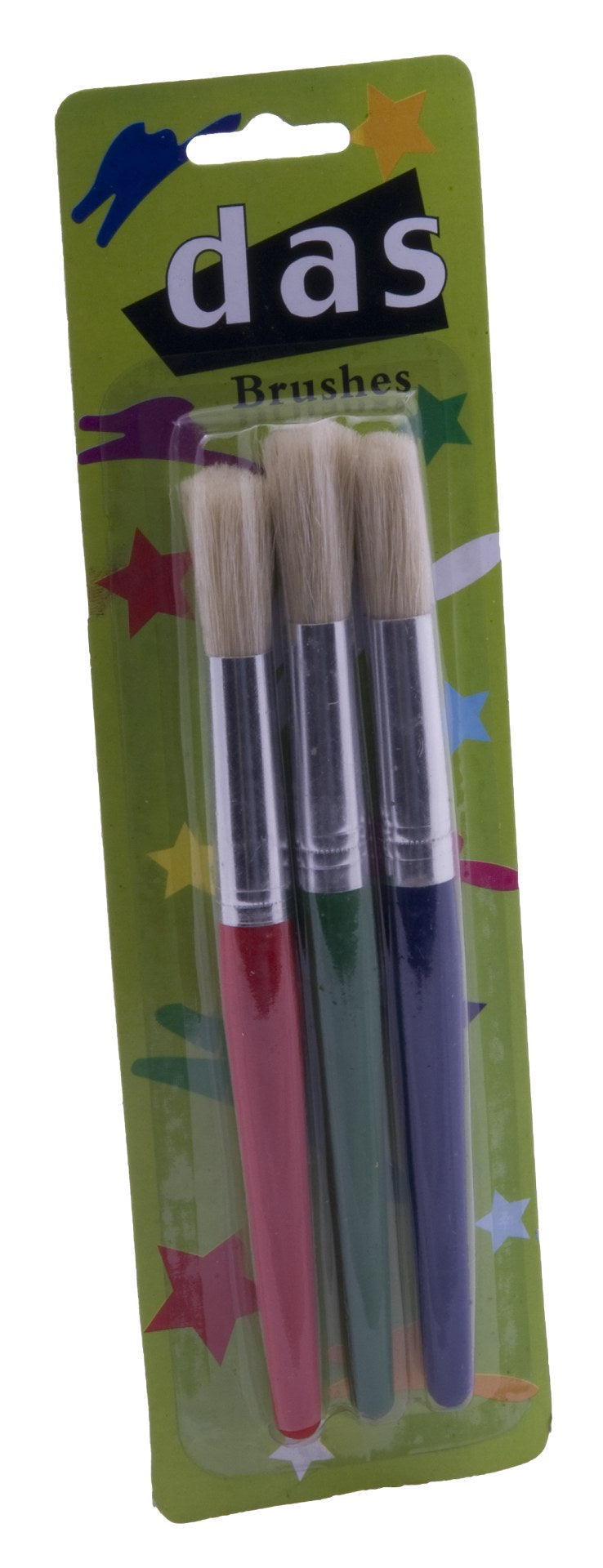 DAS 582CS SET OF 3 RND BRISTLE BRUSHES