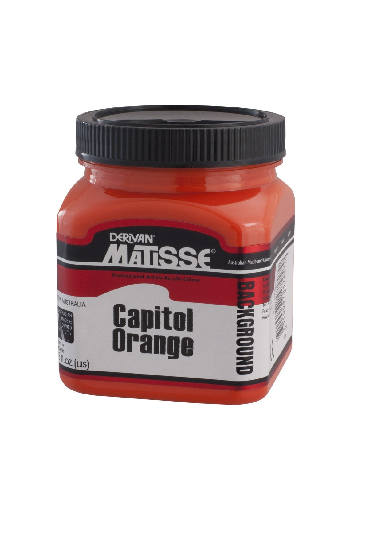 MATISSE BACKGROUND 250ML CAPITOL ORANGE