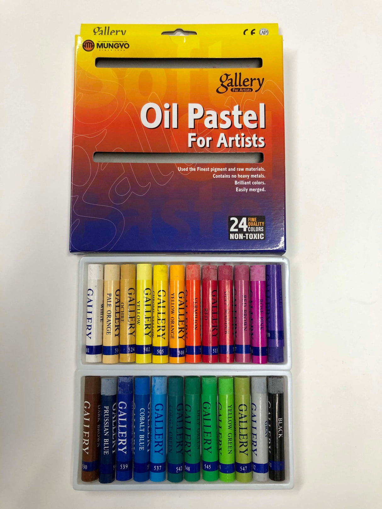 GALLERY OIL PASTEL 24 HANGSELL