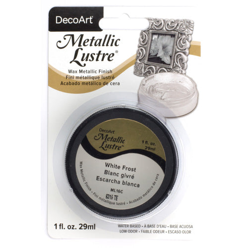 DECOART METALLIC LUSTRE 1oz WHITE FROST