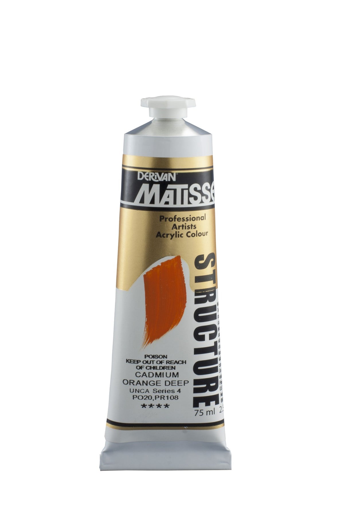MATISSE STR 75ML CADMIUM ORANGE DEEP S4
