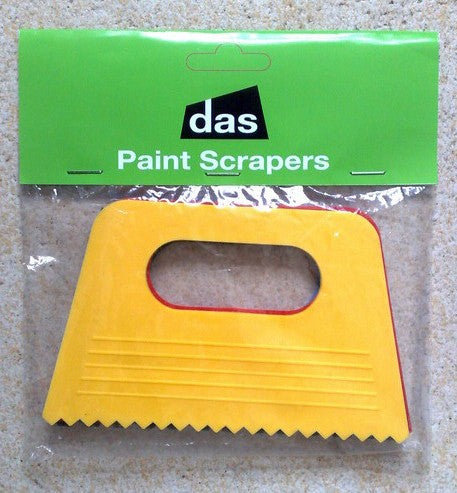 DAS PLASTIC PAINT SCRAPERS(4)