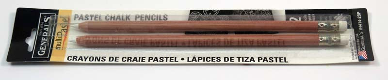 PASTEL CHALK PENCIL WHITE (2pc Blister)