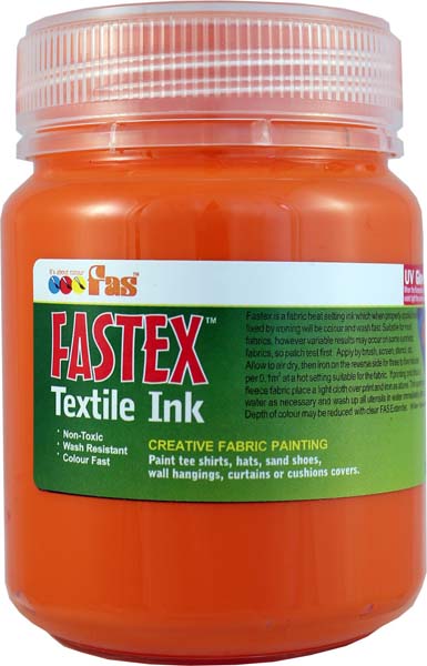 FAS TEXTILE INK 250ml ORANGE