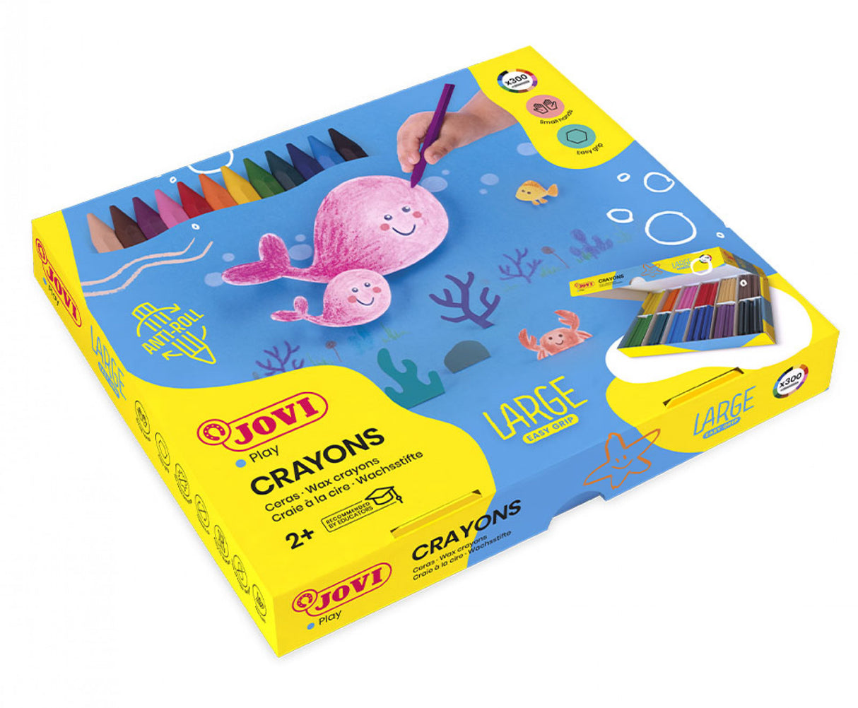 JOVI HEXAGONAL CRAYON ECONOMY PACK 300 (A)