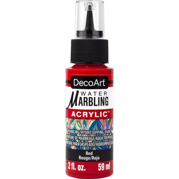 WATER-MARBLING PAINT 2oz RED