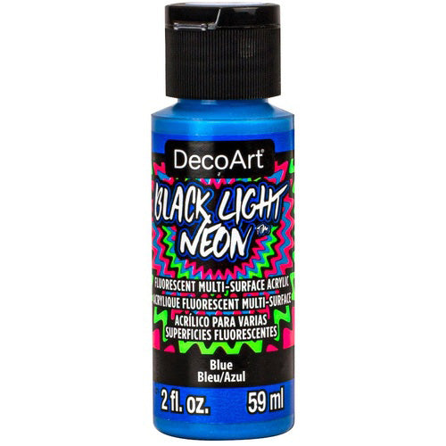 DECOART BLACK LIGHT NEONS 2oz BLUE