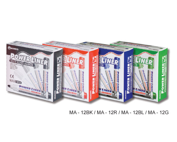 MUNGYO WHITEBOARD MARKER ROUND NIB GREEN