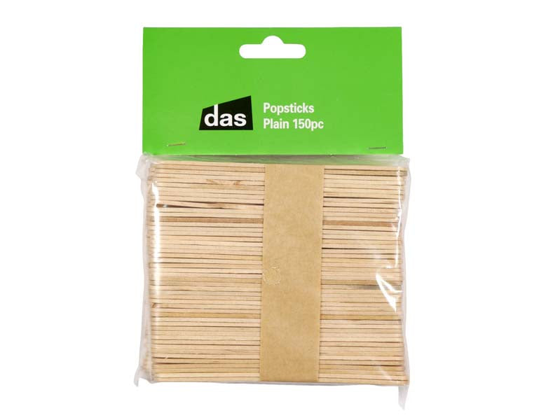 POPSTICKS PLAIN 150pc