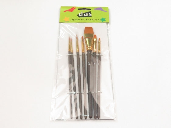 DAS 9043 SET/7 ASSTD SYNTH BRUSHES