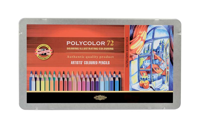 3827 POLYCOLOR COLOUR PENCILS 72