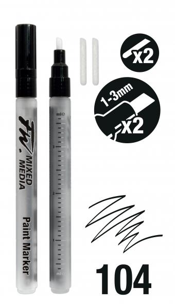 FW MIXED MEDIA MARKER SET SML CHISEL