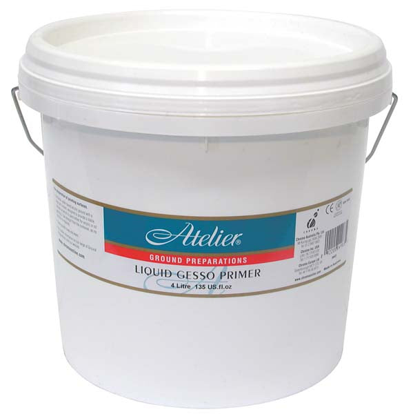 ATELIER LIQUID GESSO PRIMER 4 LITRE