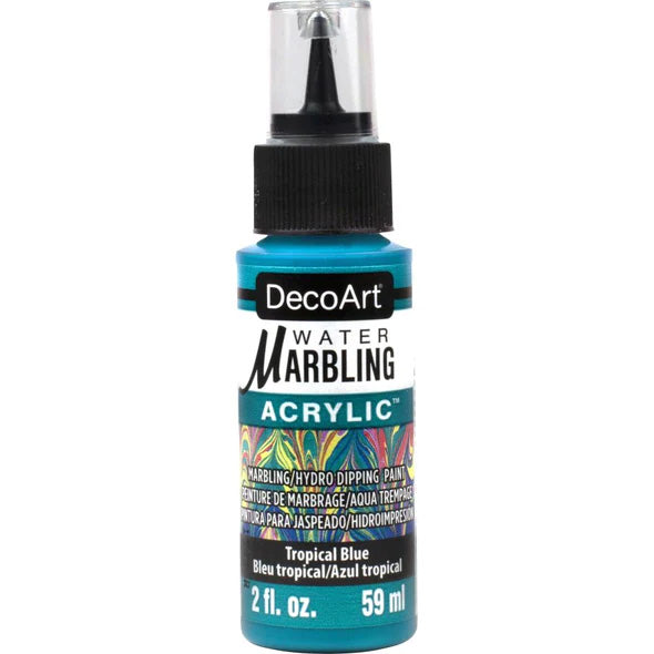 WATER-MARBLING PAINT 2oz TROPICAL BLUE