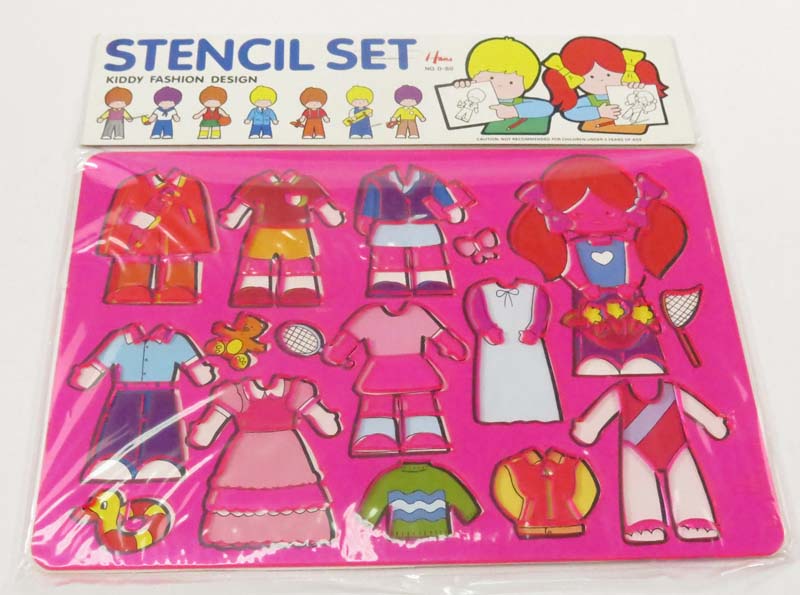 STENCIL SET-FASHION DESIGN
