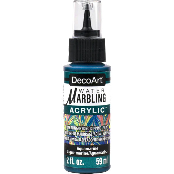 WATER-MARBLING PAINT 2oz AQUAMARINE