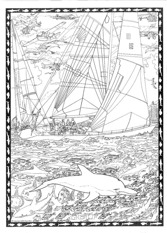 COOL ART DOODLE POSTER GULF