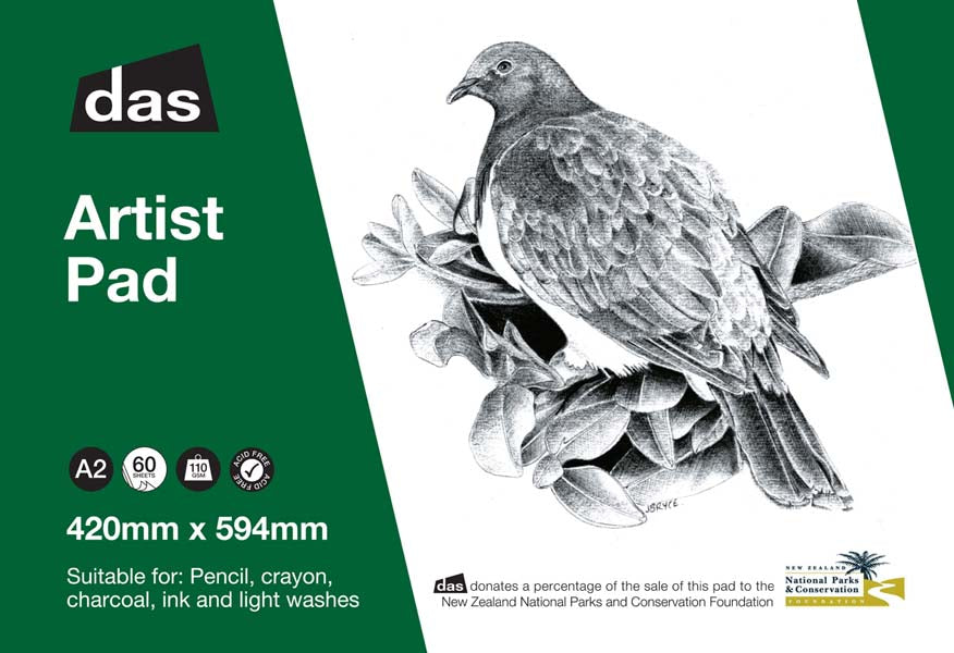 DAS ARTISTS PAD (WOODPIGEON) 60sht A2