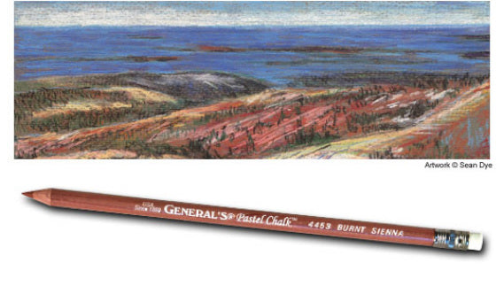 MULTI-PASTEL CHALK PENCIL VAN DYKE BROWN